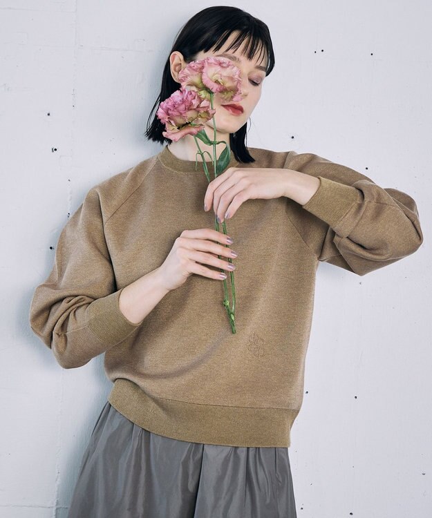 自由区 【カトリエムブーケ】Tricot iconique  ニットプルオーバー ベージュ