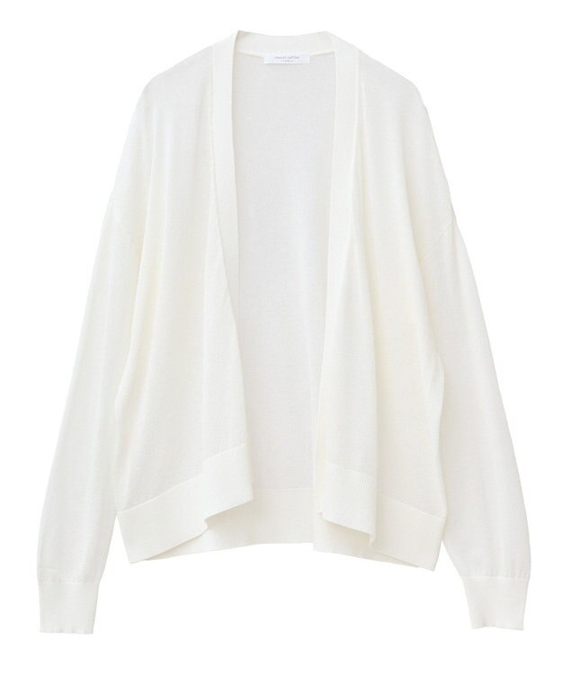 Green Parks 接触冷感ゆったりカーディガン Off White