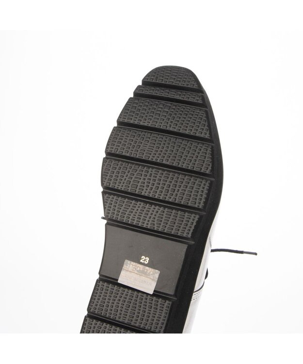 MODE ET JACOMO <carino>【レイン対応】レースアッププラットフォーム シルバー