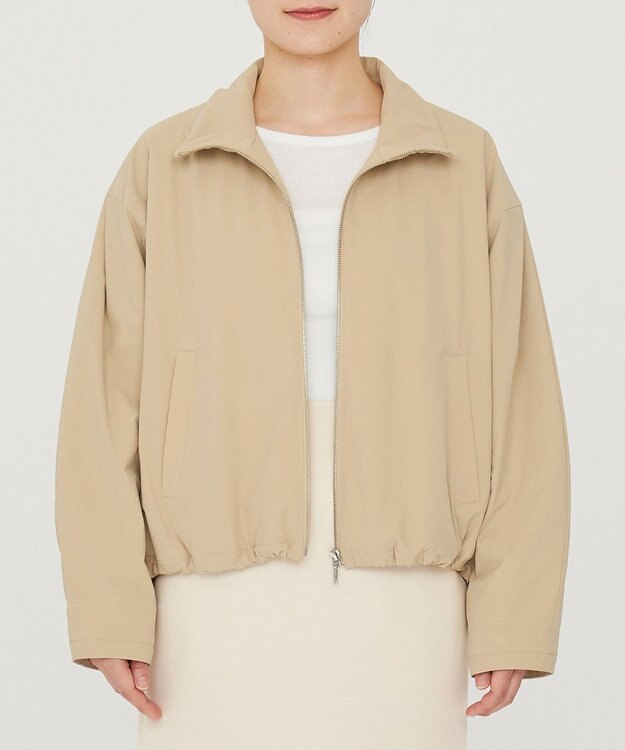 uncrave スムースタフタ パディングジャケット（uncrave STANDARD） ベージュ