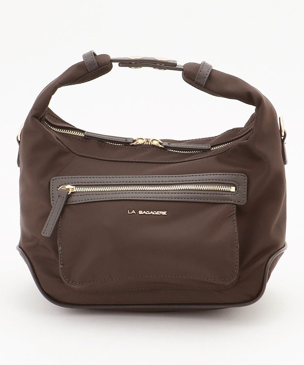 LA BAGAGERIE ループ2WAYショルダーバッグ　SSサイズ チョコ
