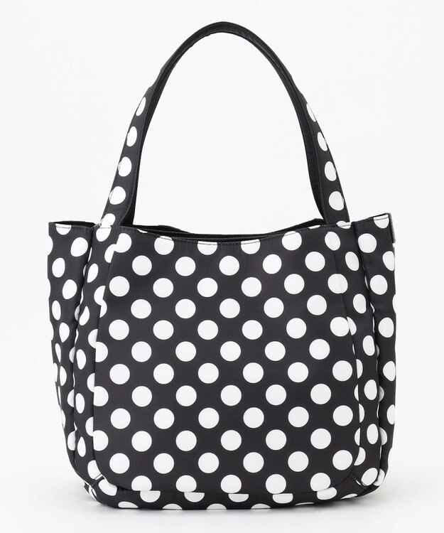Y'SACCS 【Polka Dots】ボンディングトート　Mサイズ ブラック