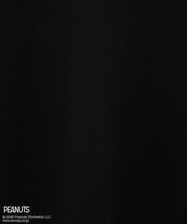 earth music&ecology 【綿100％】ＰＥＡＮＵＴＳ／ｅａｒｔｈ　ピーナッツギャングロンＴ Black