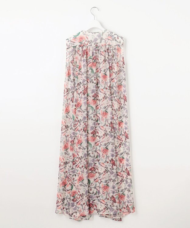 自由区 L 【カタログ掲載・洗える】マラケシュフラワープリント ワンピース マルチ