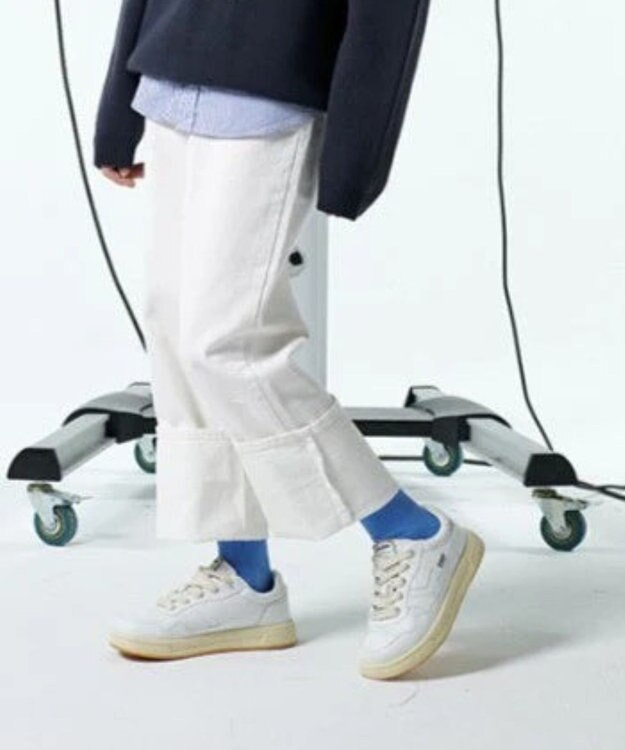 BONTRE 【23.65/イーシプサムチョンユクオ】厚底ローカットスニーカー/VC ホワイト