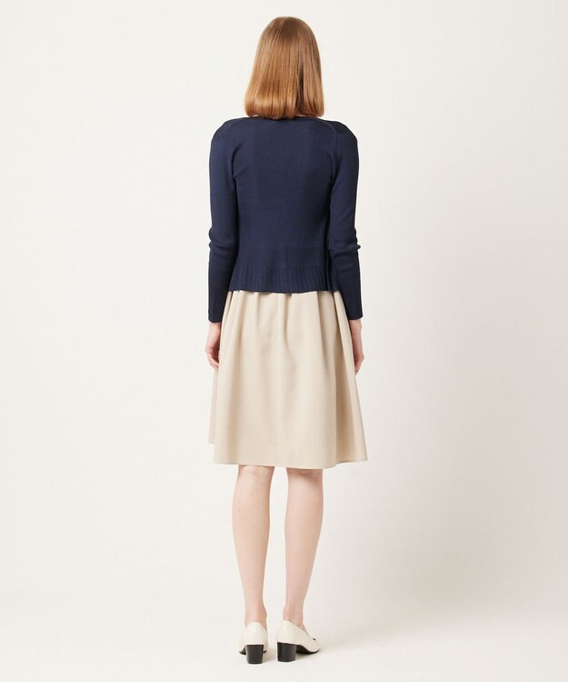 TOCCA 【洗える】AJISAI CARDIGAN カーディガン ネイビー系