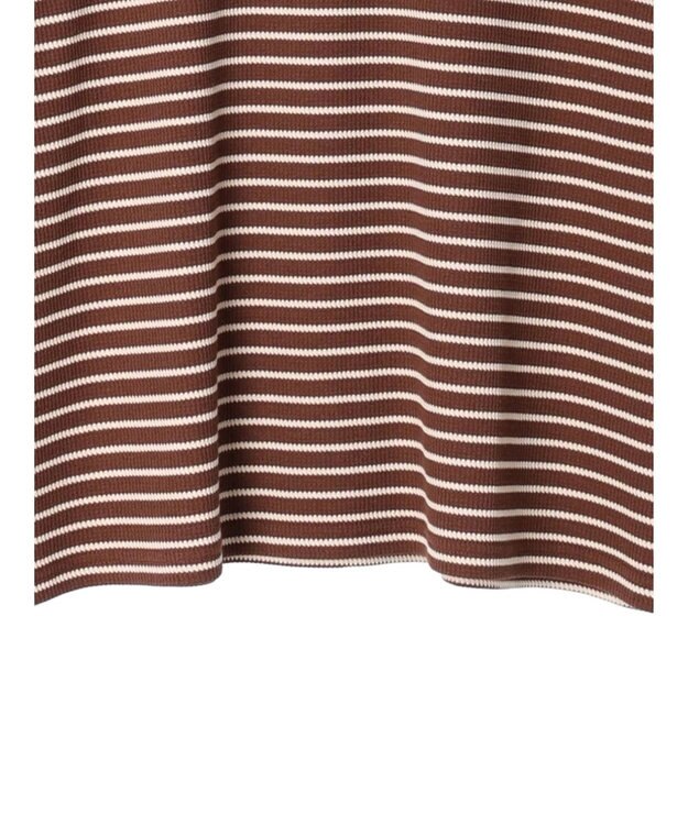 CRAFT STANDARD BOUTIQUE ボーダーワッフルプルオーバー Brown