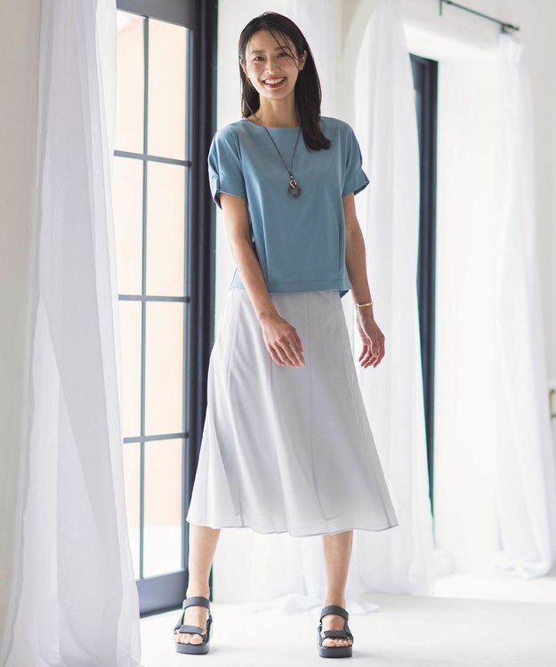 J.PRESS LADIES 【WEB限定カラーあり・撥水】ストラップ サンダル グレー系