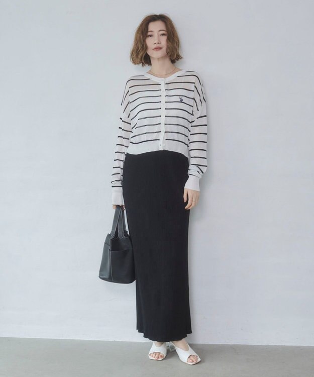 WEGO U.S. POLO ASSN.別注 シアーカーデ ホワイトボーダー