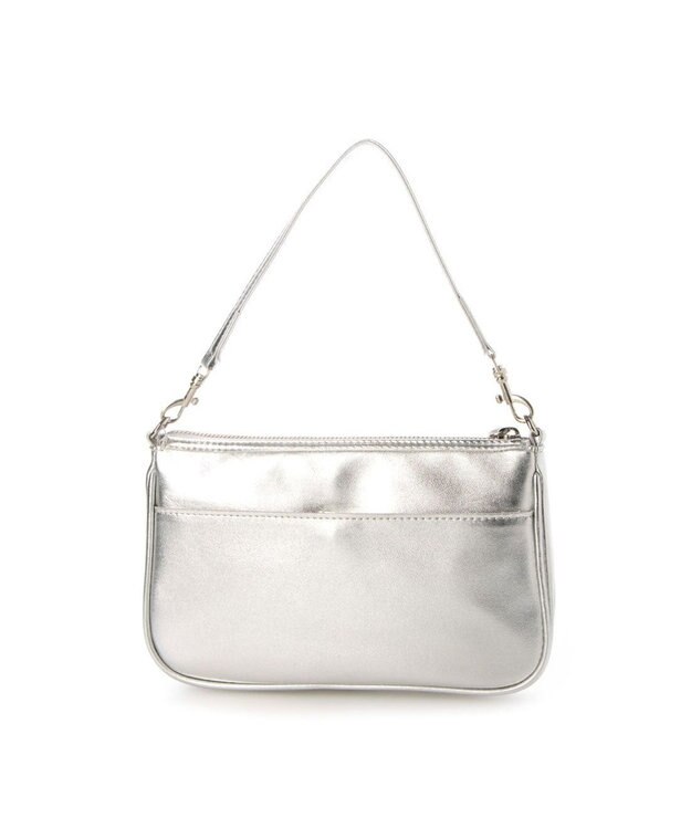 UNBILLION ペルケ perche / シーププリーツパール付き2wayショルダー シルバー