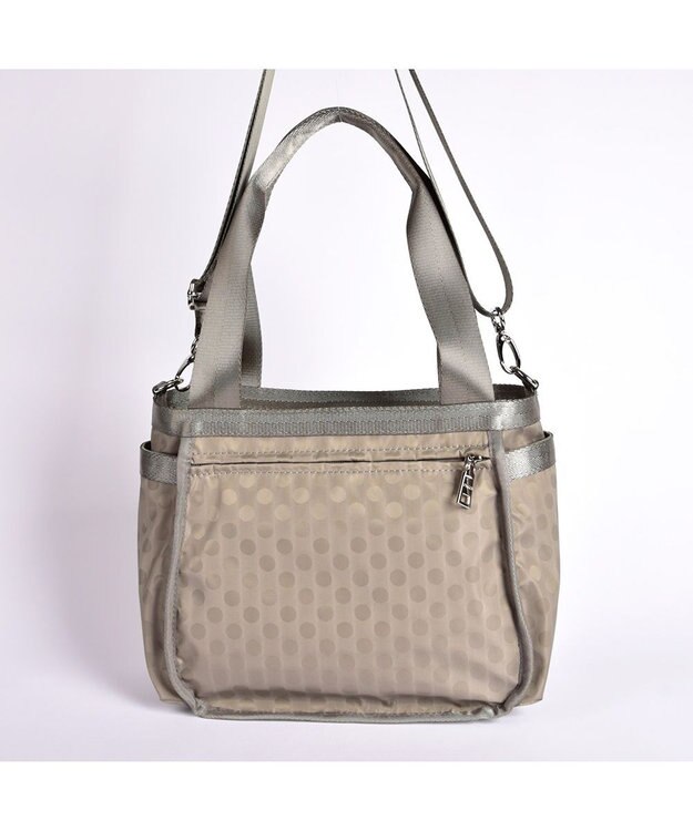 Y'SACCS 【PEANUTSコラボ】SNOOPY（スヌーピー） Polka Dots 2WAYトート グレージュ