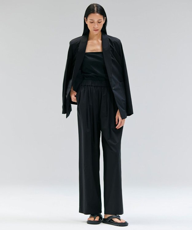 BEIGE， 【洗える/セットアップ対応】SPIGA / イージータックワイドパンツ Black
