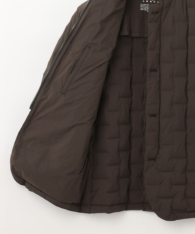 JOSEPH ABBOUD 【インナーダウンとしても対応可】ポケッタブル２WAYストレッチダウン ブルゾン ダークブラウン系