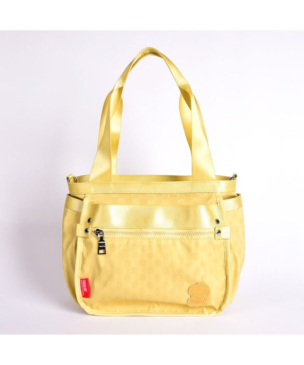 Y'SACCS 【PEANUTSコラボ】SNOOPY（スヌーピー） Polka Dots 2WAYトート イエロー