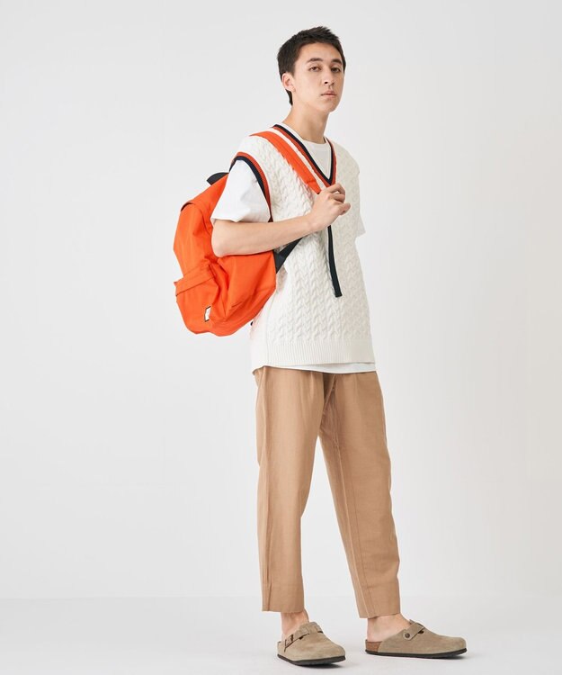 J.PRESS YORK STREET 【UNISEX】チルデンニットベスト アイボリー系