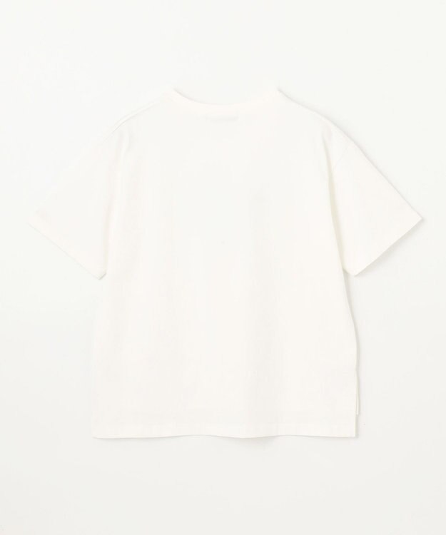 ANY L 半袖ロゴＴシャツ オフ[ロゴプリント＆刺繍]