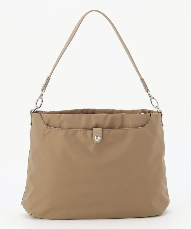 LA BAGAGERIE 多収納ナイロン2WAYショルダー グレージュ