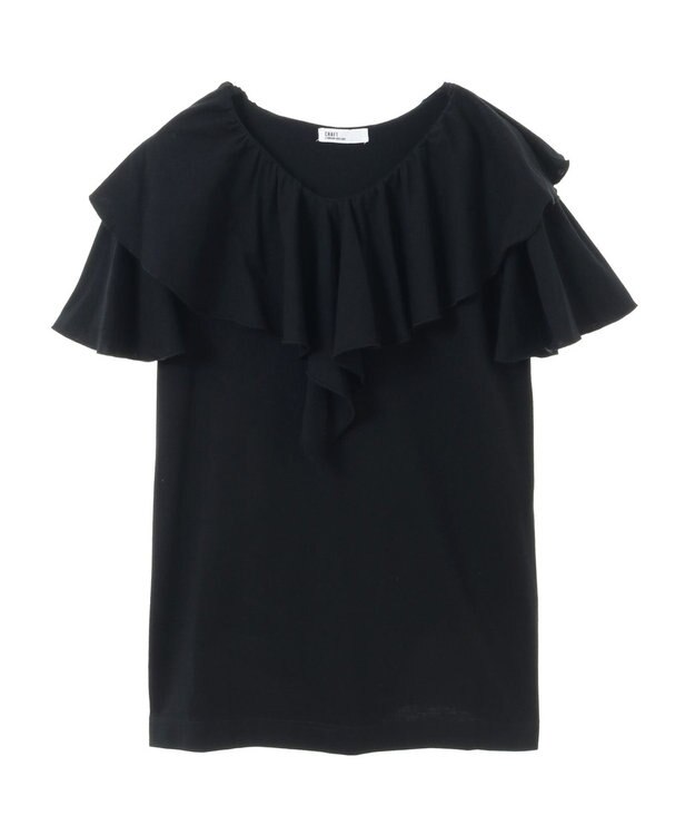 CRAFT STANDARD BOUTIQUE フリルデザインTee Black