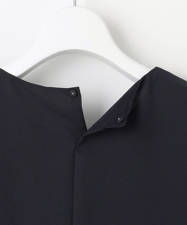 J.PRESS LADIES L ストレッチジョーゼット カットソー ネイビー系