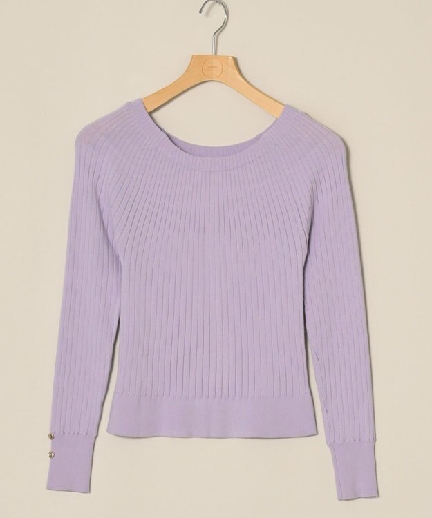 ONWARD Reuse Park 【any SiS】ニット春夏 パープル