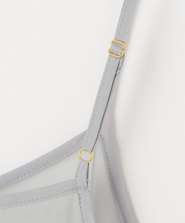 ANY SIS 【洗える】チュールレイヤード インナー ライトグレー