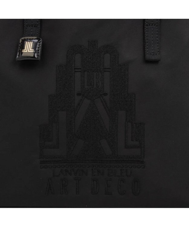 LANVIN en Bleu デコレ 2WAYハンドバッグ ブラック