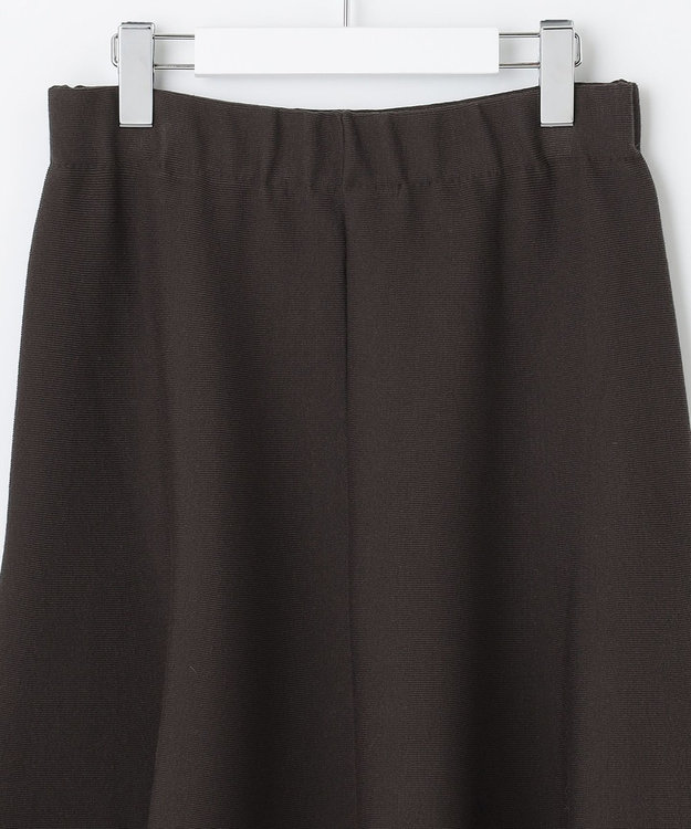 自由区 【洗える/セット着用可】レーヨンストレッチ マーメイドシルエット スカート ダークブラウン系