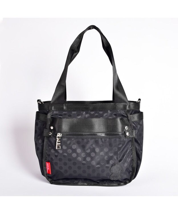 Y'SACCS 【PEANUTSコラボ】SNOOPY（スヌーピー） Polka Dots 2WAYトート ブラック