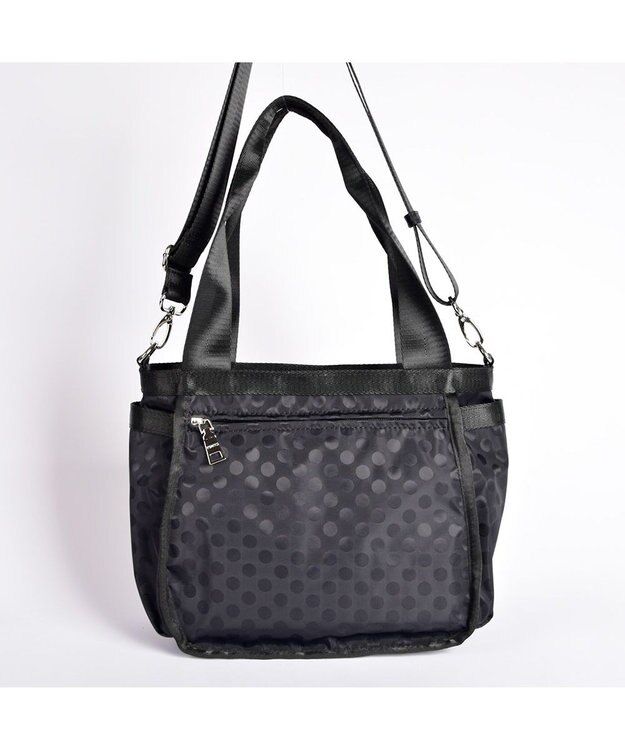 Y'SACCS 【PEANUTSコラボ】SNOOPY（スヌーピー） Polka Dots 2WAYトート ブラック