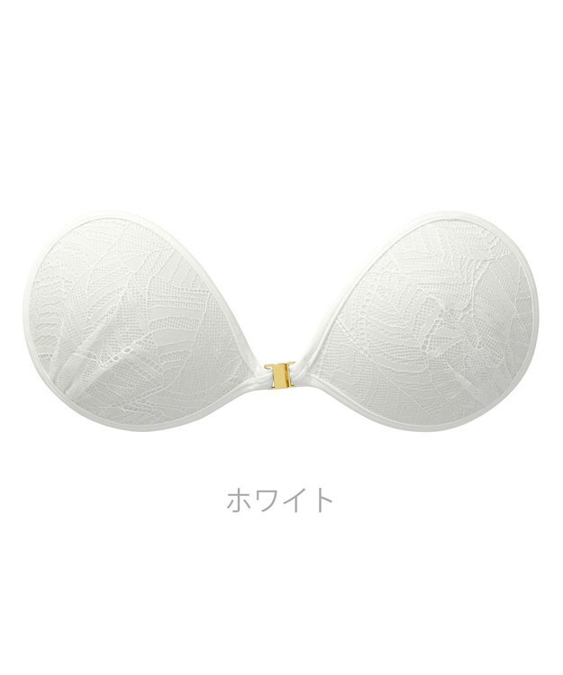 BRADELIS New York  【NuBra / ナチュラルタイプ】ヌーブラ・エアーライト ヴェイン  デザインヌーブラ ホワイト