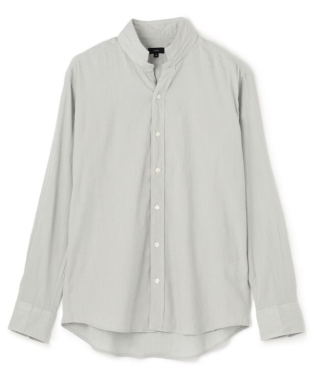 JOSEPH HOMME リネンストレッチブロード ウィングカラーシャツ スカイブルー系