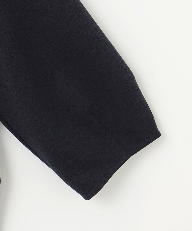 自由区 【セットアップ対応・洗える】ブークレダンボール カットソー ネイビー