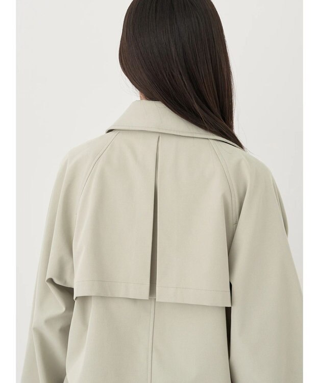 earth music&ecology ショートトレンチコート Light Khaki