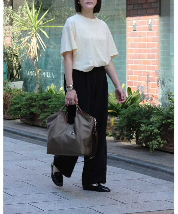 MORROW by thank 【新色追加！】A4サイズ収納可 LOLO TWOWAY バッグ カーキベージュ