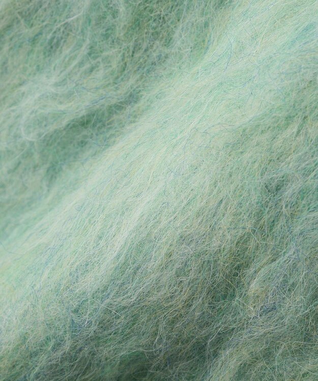 CRAFT STANDARD BOUTIQUE カール起毛モヘアライクVネックニットカーディガン Green