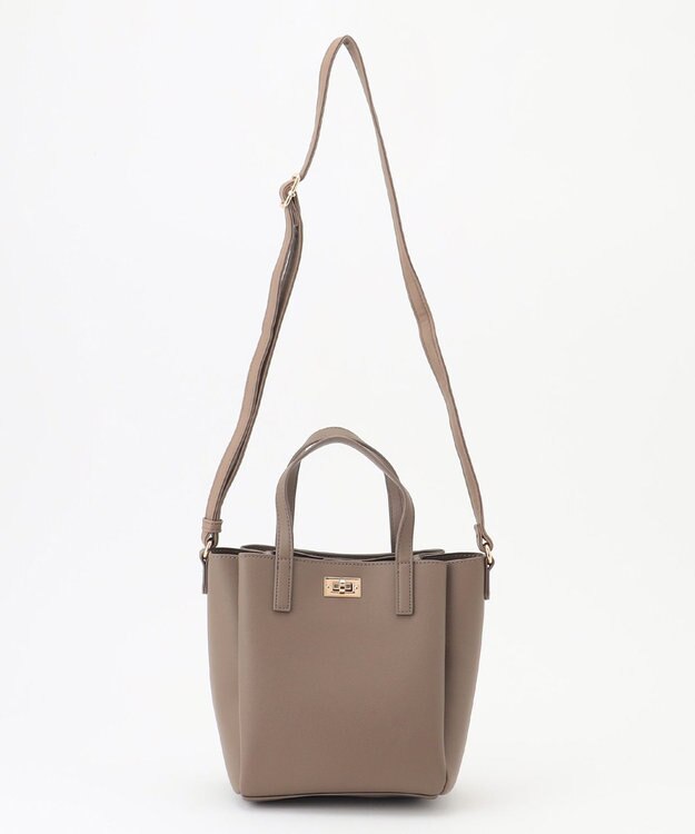 ANY マジカルライト縦型ショルダーバッグ モカ