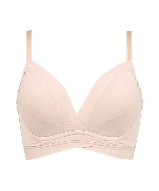 BRADELIS New York 【BRADELIS Me / ノンワイヤー・バストアップ】 BRADELIS HUGMEコットンブラ ヌードベージュ