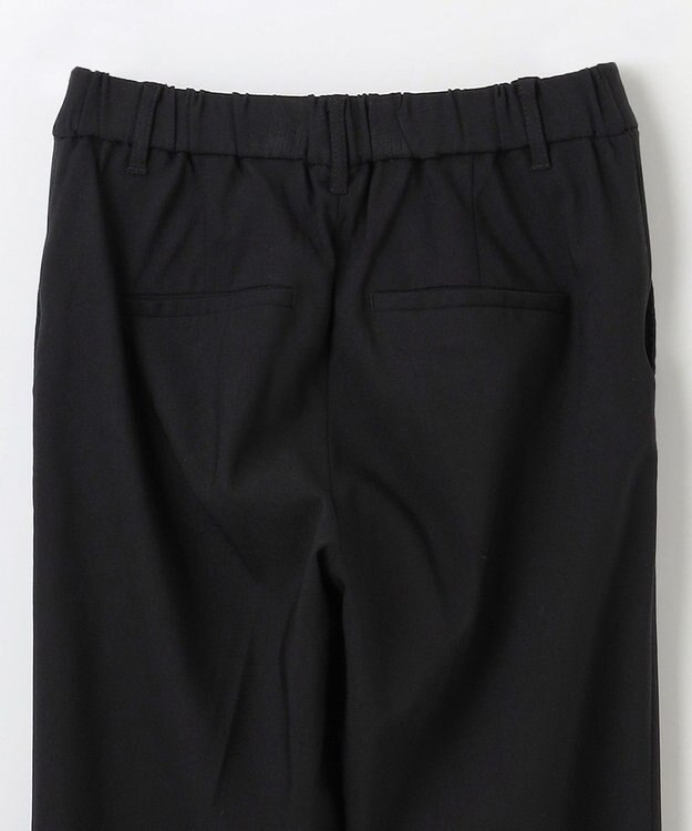 ANY L 【ウエストゴム】裏起毛ハイストレッチパンツ ブラック