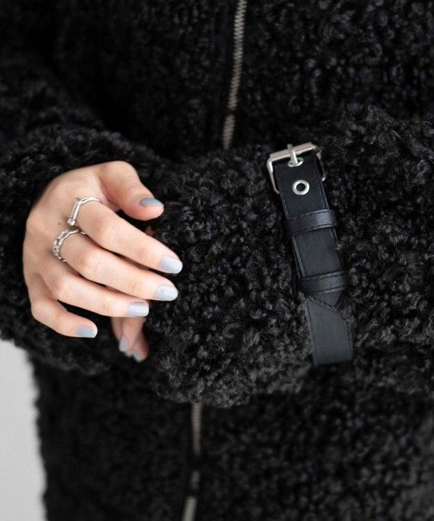 WEGO ボアフライトジャケット ブラック