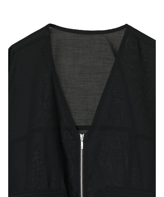 AMERICAN HOLIC イージーケア＋接触冷感　シアーブルゾン Black