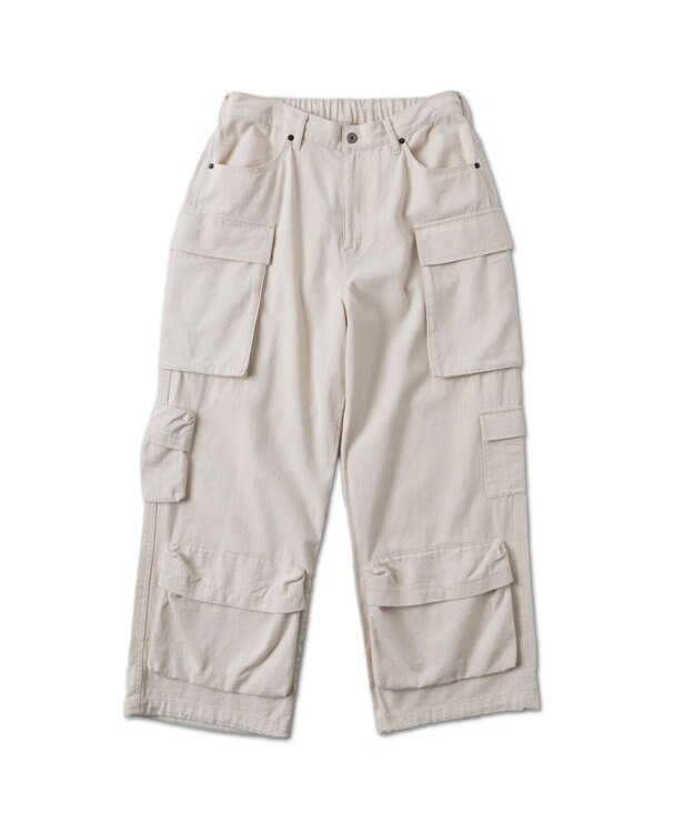 WEGO マルチポケットワイドカーゴパンツ キナリ
