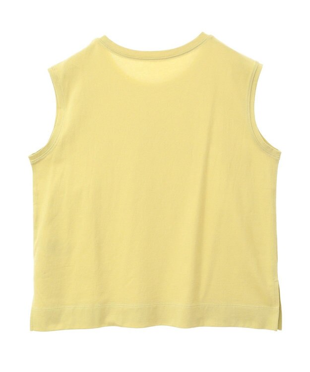 Green Parks ノースリーブ筆記体ロゴプルオーバー Lime Green