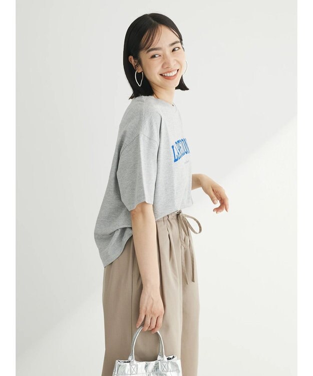 Green Parks 汗染み防止アソートロゴＴシャツ Gray Mixture