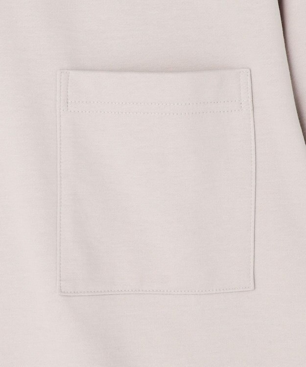 JOSEPH ABBOUD 【JAPANファブリック・日本縫製・なめらか】ミニ裏毛 カットソー ライトグレー系