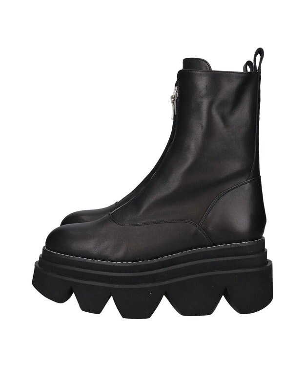 Bridget Birkin 【PARADIS COULEUR】ボリュームソールセンタージップブーツ ブラック