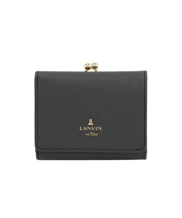LANVIN en Bleu リュクサンブール 口金二つ折り財布 ダークネイビー
