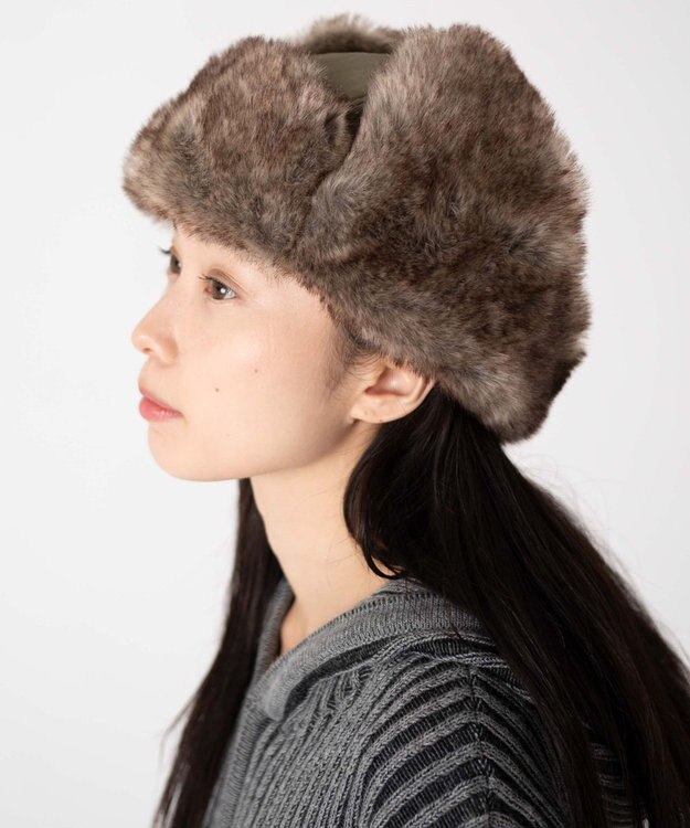 WEGO 【ユニセックス着用ITEM】フライトキャップ カーキ