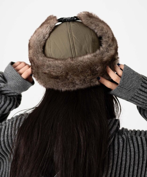 WEGO 【ユニセックス着用ITEM】フライトキャップ カーキ