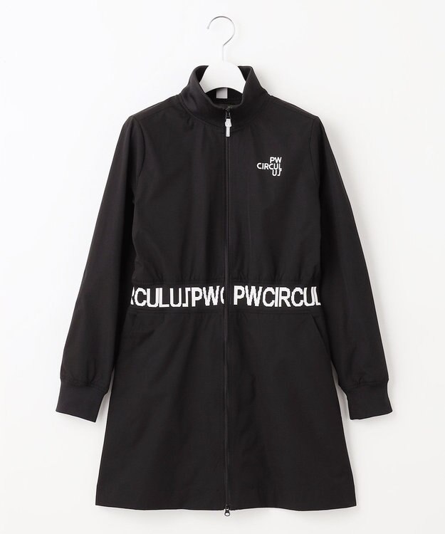 PW CIRCULUS 【限定コラボアイテム】ZIP UP WOVEN DRESS ブラック系
