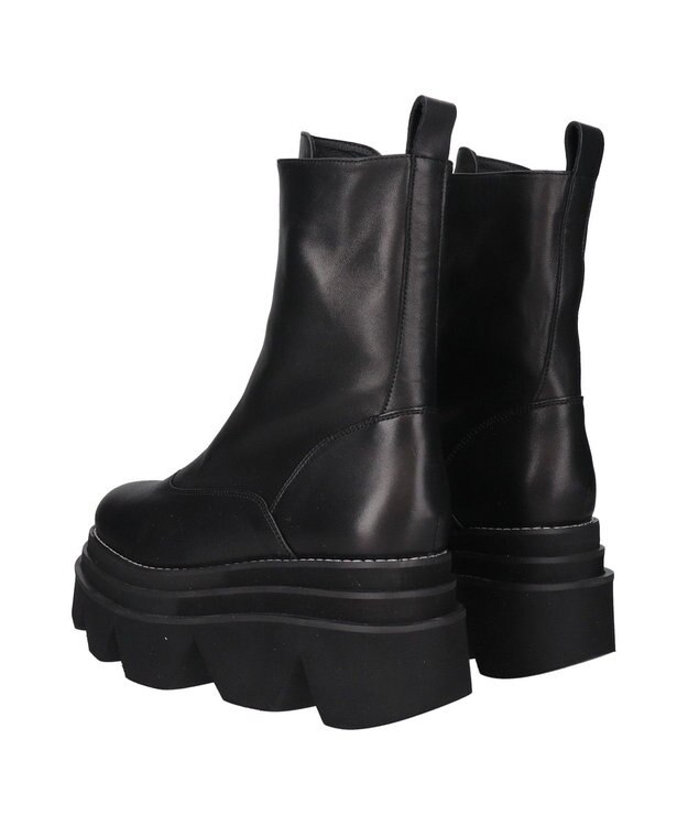 Bridget Birkin 【PARADIS COULEUR】ボリュームソールセンタージップブーツ ブラック